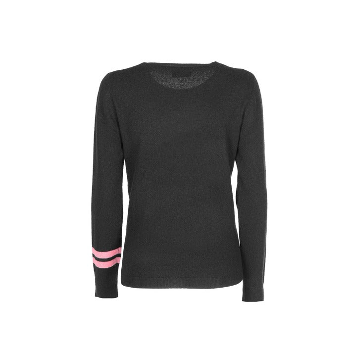 Crown of Edinburgh Cashmere - Crown of Edinburgh Cashmere Crew Neck Sweater STOCKBRIDGE BLACK D