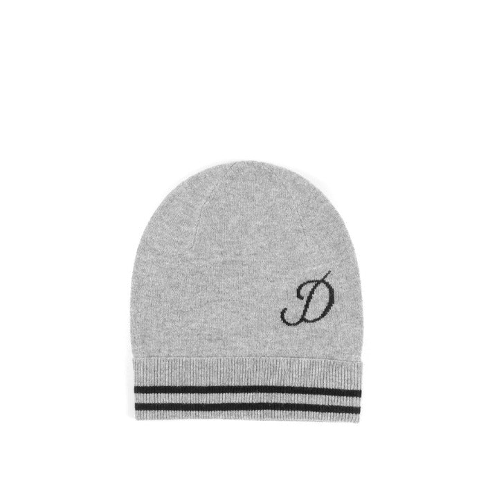 Crown of Edinburgh Cashmere - Crown of Edinburgh Cashmere Monogrammed Beanie BRUNTSFIELD GREY D