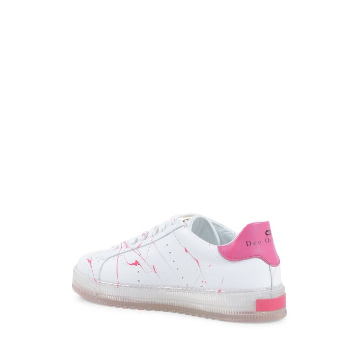 Dee Ocleppo - Splatter Sneaker - White Fuxia