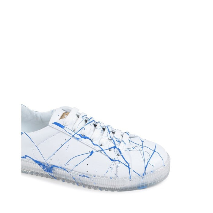 Dee Ocleppo - Splatter Sneaker - White Light Blue