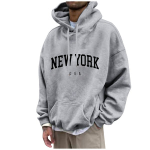 Men's Fashion Casual Long Sleeve Hoodie Loose