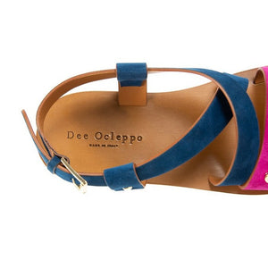 Dee Ocleppo - Do Anything Sandal Fuxia & Blue