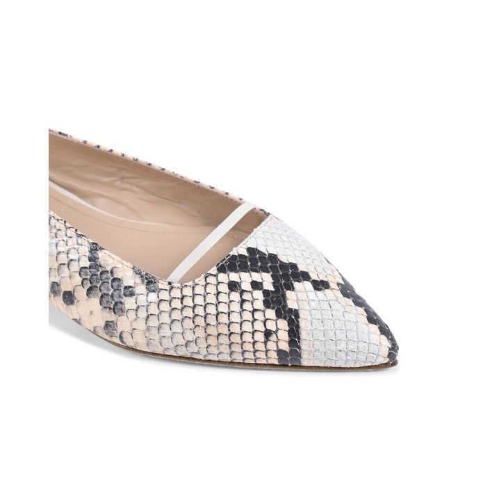 Dee Ocleppo - Brenda Flat Python - Black/Nude