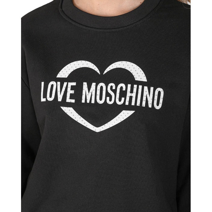 Love Moschino - Love Moschino Womens Sweatshirt W 6 306 55 M 4055 C74 BLACK