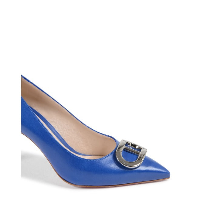 Dee Ocleppo - Office Party Logo Pump - Blue Royal