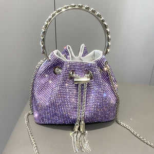 European And American Shiny Diamond Handbag For Women