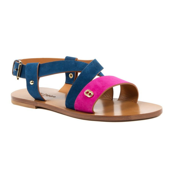 Dee Ocleppo - Do Anything Sandal Fuxia & Blue