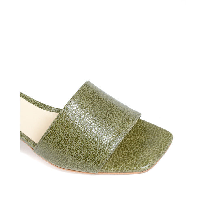 19V69 ITALIA by VERSACE 19.69 ABBIGLIAMENTO SPORTIVO S.R.L. - 19V69 Italia Womens Sandal Green 4909 CALF VERDE FOGLIA