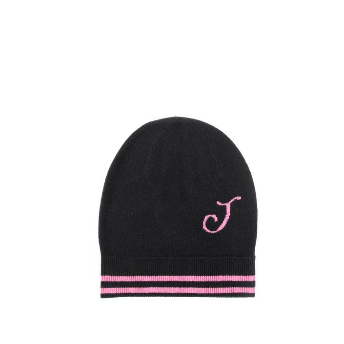 Crown of Edinburgh Cashmere - Crown of Edinburgh Cashmere Monogrammed Beanie BRUNTSFIELD BLACK J