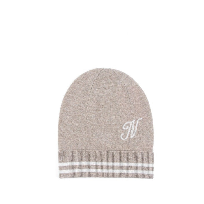 Crown of Edinburgh Cashmere - Crown of Edinburgh Cashmere Monogrammed Beanie BRUNTSFIELD CAMEL N