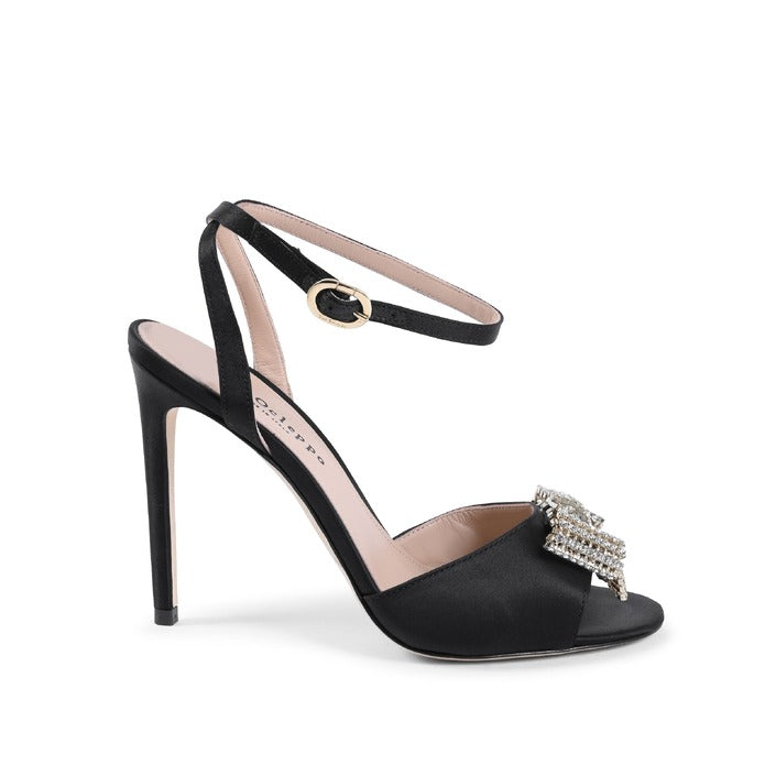 Dee Ocleppo - Satin Bow Sandal - Black