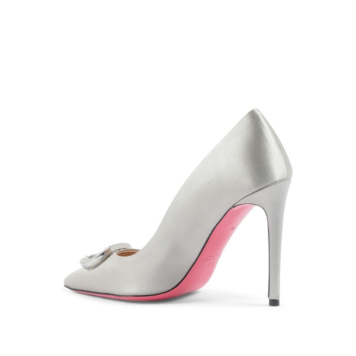 Dee Ocleppo - Cindarella Satin Pump - Grey