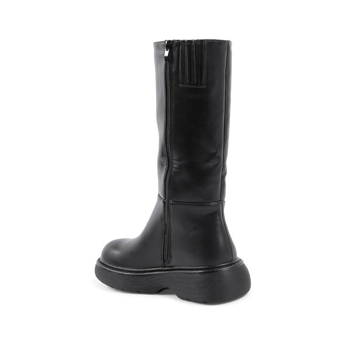 19V69 ITALIA by VERSACE 19.69 ABBIGLIAMENTO SPORTIVO S.R.L. - 19V69 Italia Womens Short Boot Black 181-119 NERO