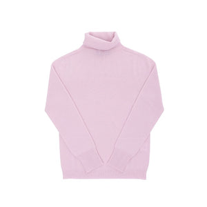 Crown of Edinburgh Cashmere - Crown of Edinburgh Cashmere Womens Turtleneck Sweater COE 0023 PINK