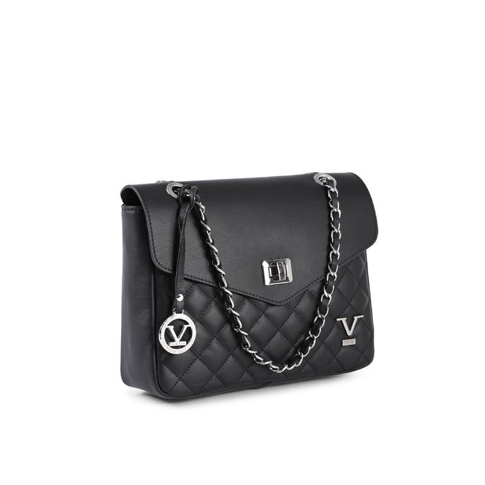 V Italia by VERSACE 19.69 ABBIGLIAMENTO SPORTIVO S.R.L. - V Italia Womens Handbag V024M-S SAUVAGE NERO