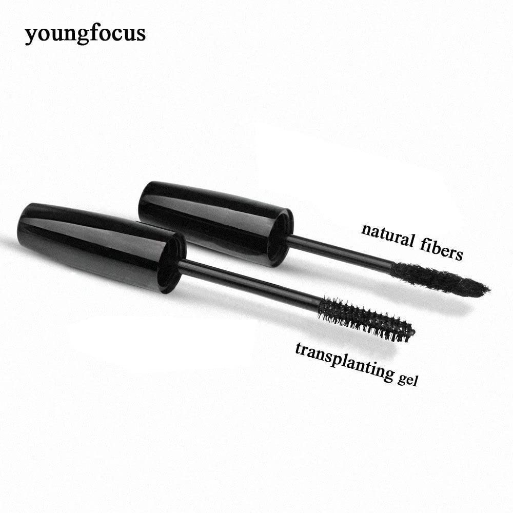 Youngfocus 3D Fiber Lash Mascara Waterproof, Luxuriously Longer, Thicker, Voluminous Eyelashes, Long-Lasting, Dramatic Extension, Smudge-proof, Hypoallergenic Formula-Best Gift