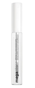 wet n wild Mega Clear Brow & Lash Mascara - Sculpts Brows, Defines Lashes, Conditioning with Soy Protein & Provitamin B5, Primer & Top Coat, Cruelty-Free & Vegan - Clear