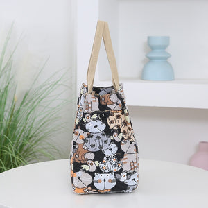 Women's Portable Cartoon Large Capacity Handbag