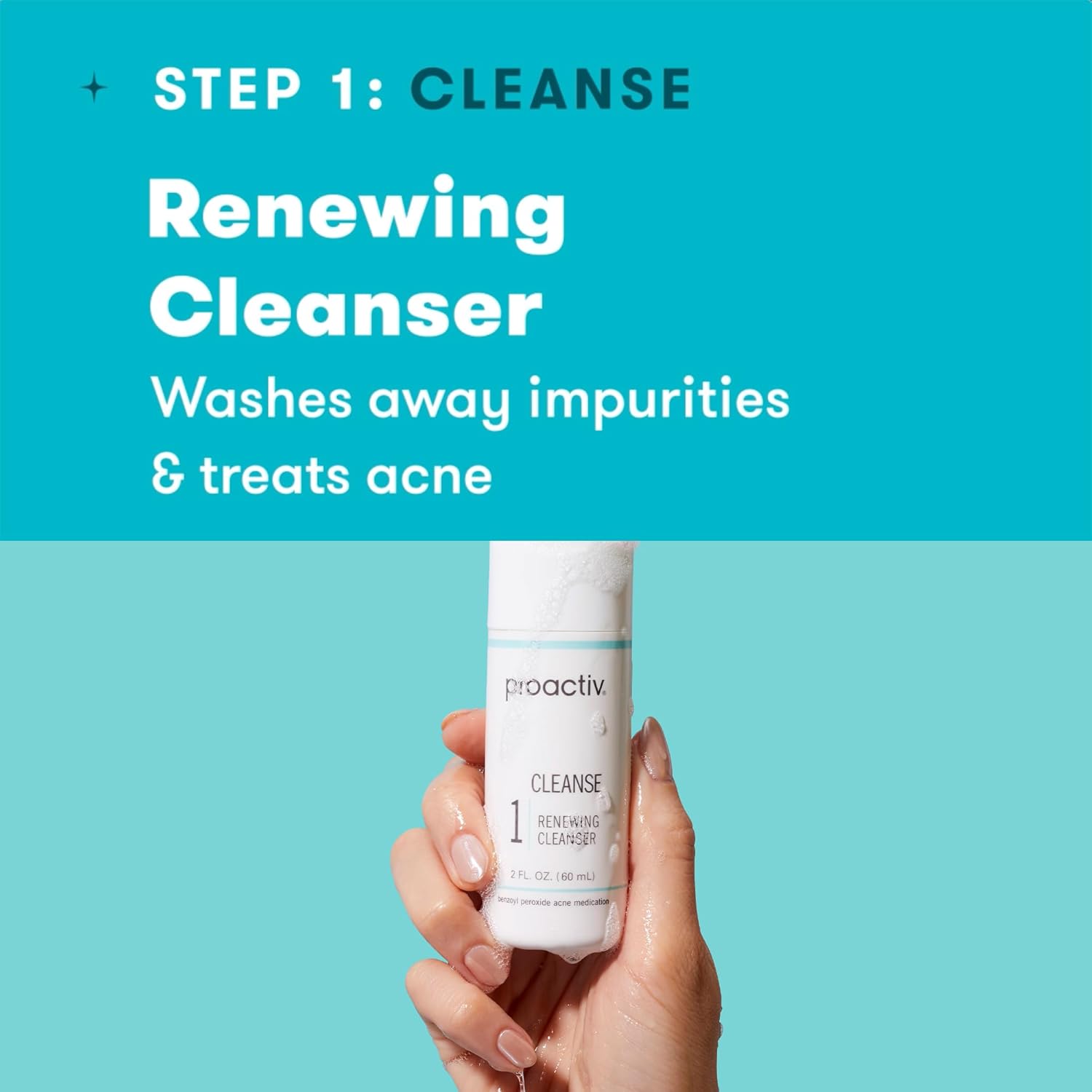 Proactiv 3 Step Acne Treatment - Benzoyl Peroxide Face Wash, Repairing Acne Spot Treatment for Face and Body, Exfoliating Toner - 30 Day Complete Acne Skin Care Kit Visit the Proactiv Store