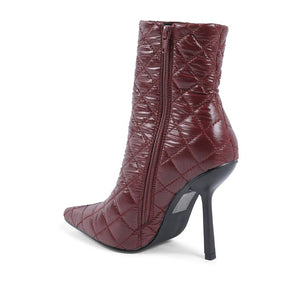 19V69 ITALIA by VERSACE 19.69 ABBIGLIAMENTO SPORTIVO S.R.L. - 19V69 Italia Womens Ankle Boot Bordeaux HF007 BORDEAUX