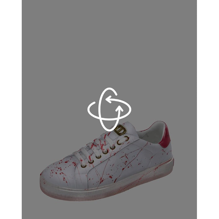 Dee Ocleppo - Splatter Sneaker - White Fuxia