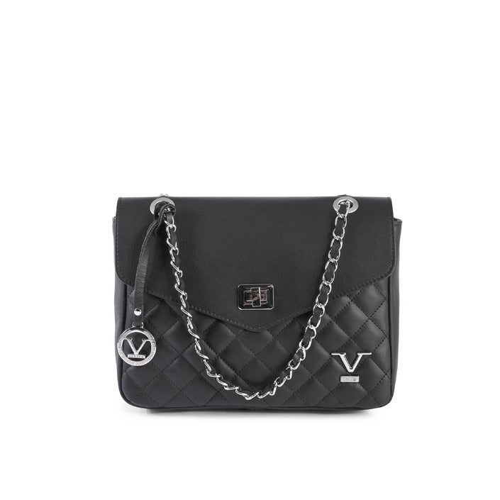 V Italia by VERSACE 19.69 ABBIGLIAMENTO SPORTIVO S.R.L. - V Italia Womens Handbag V024M-S SAUVAGE NERO