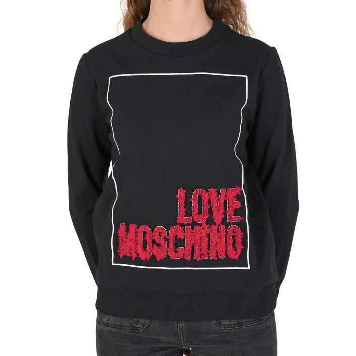 Love Moschino - Love Moschino Womens Sweatshirt W 6 302 23 E 2269 C74 BLACK