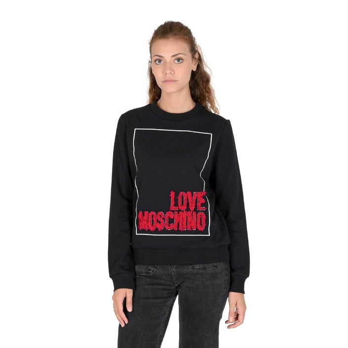 Love Moschino - Love Moschino Womens Sweatshirt W 6 302 23 E 2269 C74 BLACK