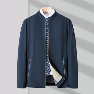 Men's New Fashion Polo Collar Business Jacket Coat