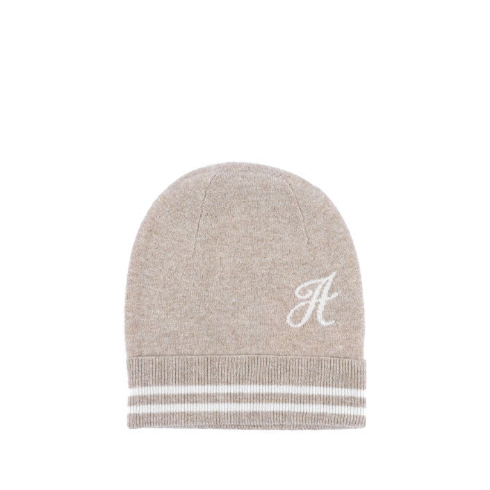 Crown of Edinburgh Cashmere - Crown of Edinburgh Cashmere Monogrammed Beanie BRUNTSFIELD CAMEL A