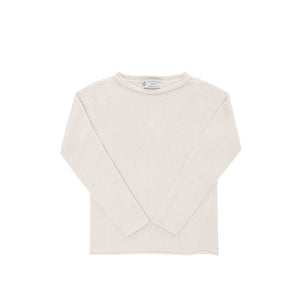 Crown of Edinburgh Cashmere - Crown of Edinburgh Cashmere Womens Boat Neck Sweater COE 0015 CREAM