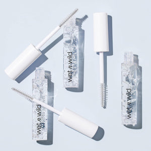 wet n wild Mega Clear Brow & Lash Mascara - Sculpts Brows, Defines Lashes, Conditioning with Soy Protein & Provitamin B5, Primer & Top Coat, Cruelty-Free & Vegan - Clear