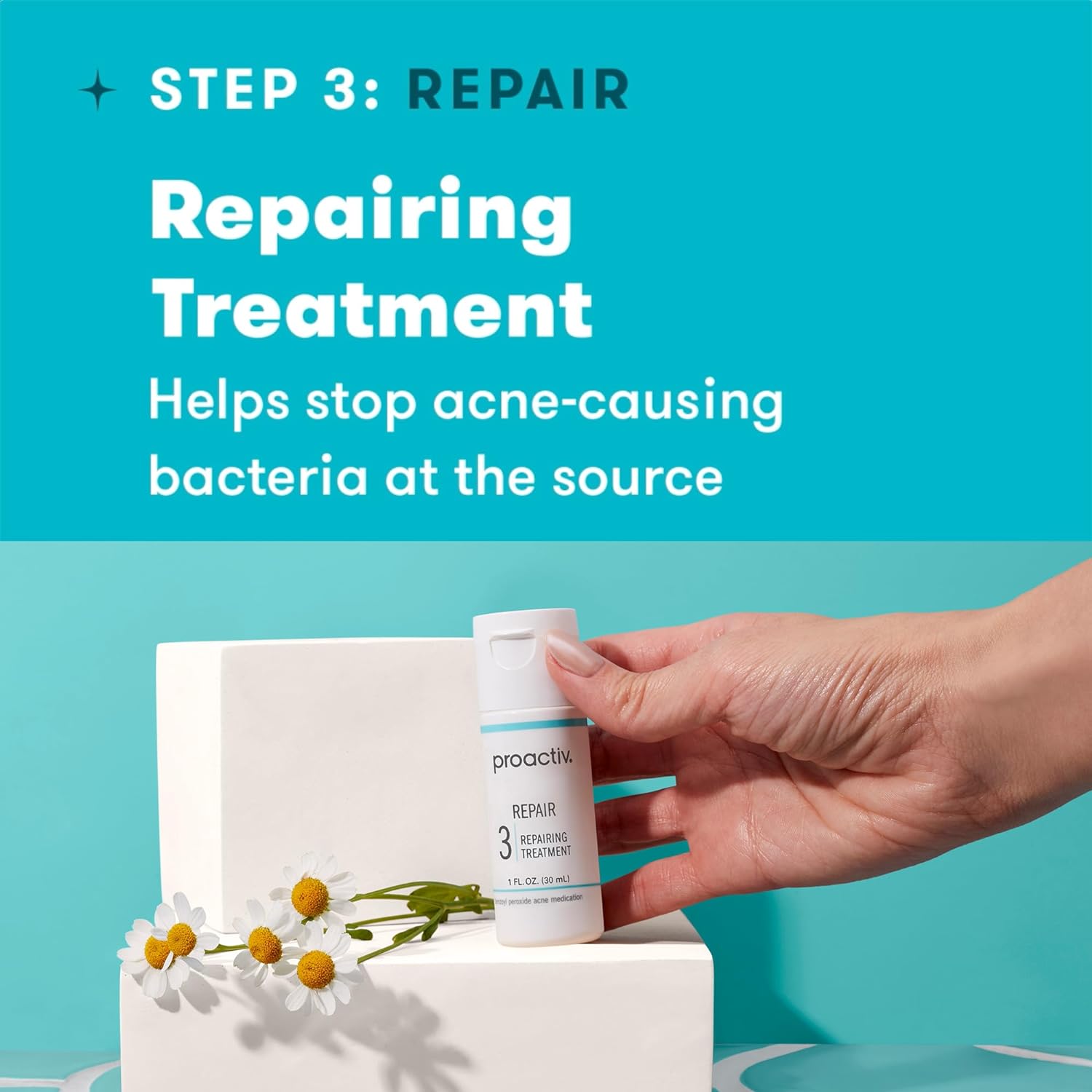 Proactiv 3 Step Acne Treatment - Benzoyl Peroxide Face Wash, Repairing Acne Spot Treatment for Face and Body, Exfoliating Toner - 30 Day Complete Acne Skin Care Kit Visit the Proactiv Store