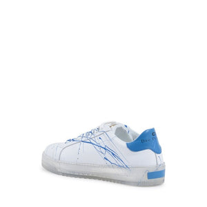 Dee Ocleppo - Splatter Sneaker - White Light Blue