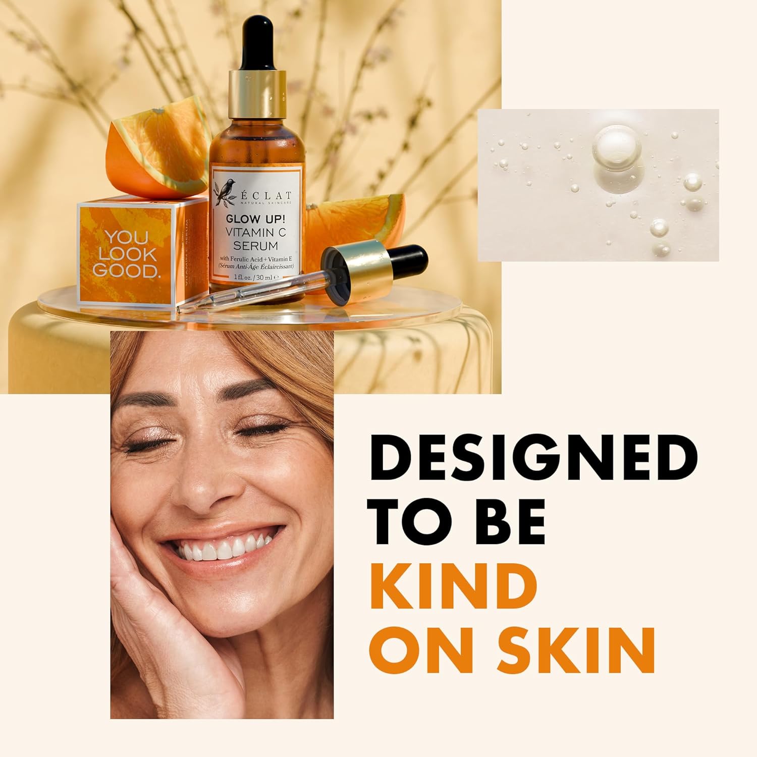 Vitamin C Face Serum - Dark Spot Remover Facial Serum, Vit C Serum with Hyaluronic Acid, Ferulic Acid, & Vit E - Anti Aging and Skin Brightening Serum, Pure Vitamin C Serum Skin Care