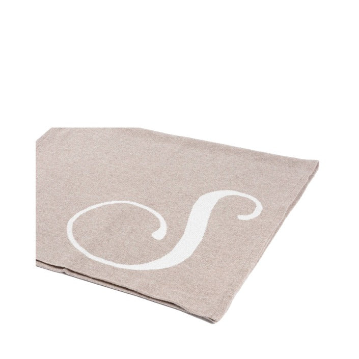 Crown of Edinburgh Cashmere - Crown of Edinburgh Cashmere Monogrammed Scarf DEAN VILLAGE CAMEL S