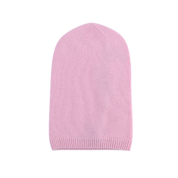 Crown of Edinburgh Cashmere - Crown of Edinburgh Cashmere Womens Slounchy Beanie COE 0044 PINK