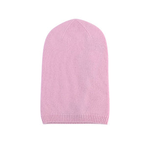 Crown of Edinburgh Cashmere - Crown of Edinburgh Cashmere Womens Slounchy Beanie COE 0044 PINK