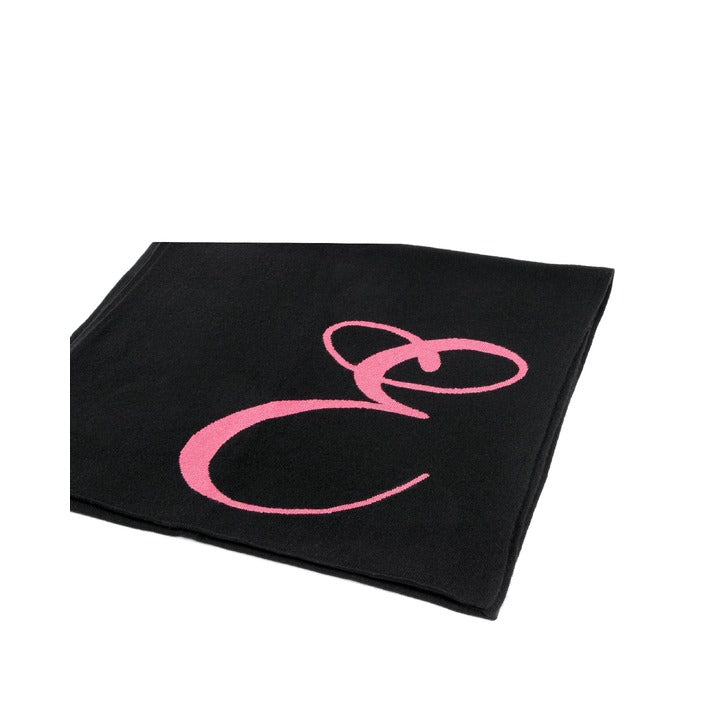 Crown of Edinburgh Cashmere - Crown of Edinburgh Cashmere Monogrammed Scarf DEAN VILLAGE BLACK E