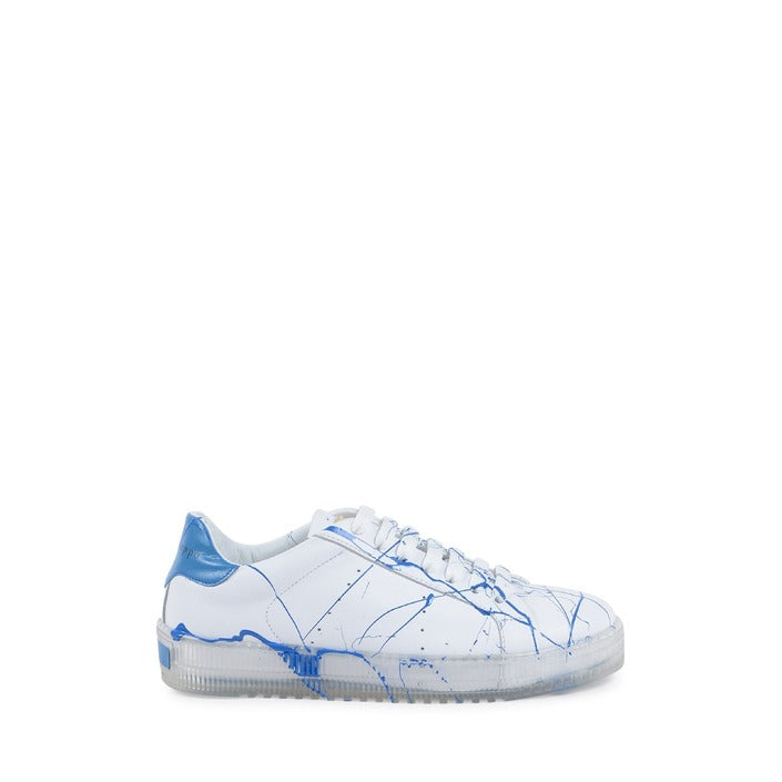 Dee Ocleppo - Splatter Sneaker - White Light Blue