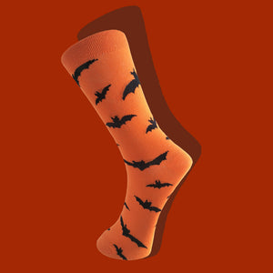 Halloween Cartoon Men's Middle Socks