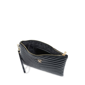 V Italia by VERSACE 19.69 ABBIGLIAMENTO SPORTIVO S.R.L. - V Italia Womens Clutch Black V613 52 SAUVAGE NERO