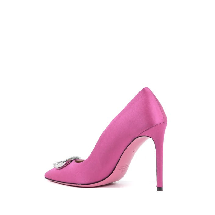 Dee Ocleppo - Cindarella Satin Pump Fuxia