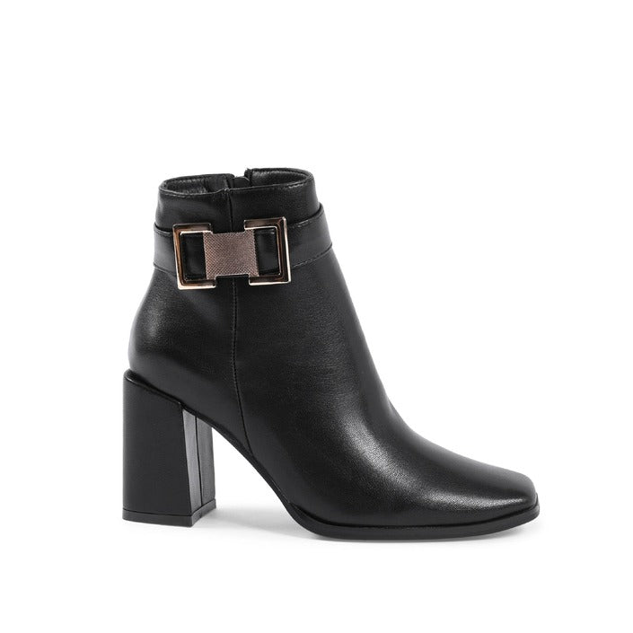 19V69 ITALIA by VERSACE 19.69 ABBIGLIAMENTO SPORTIVO S.R.L. - 19V69 Italia Womens Ankle Boot Black X726 NERO