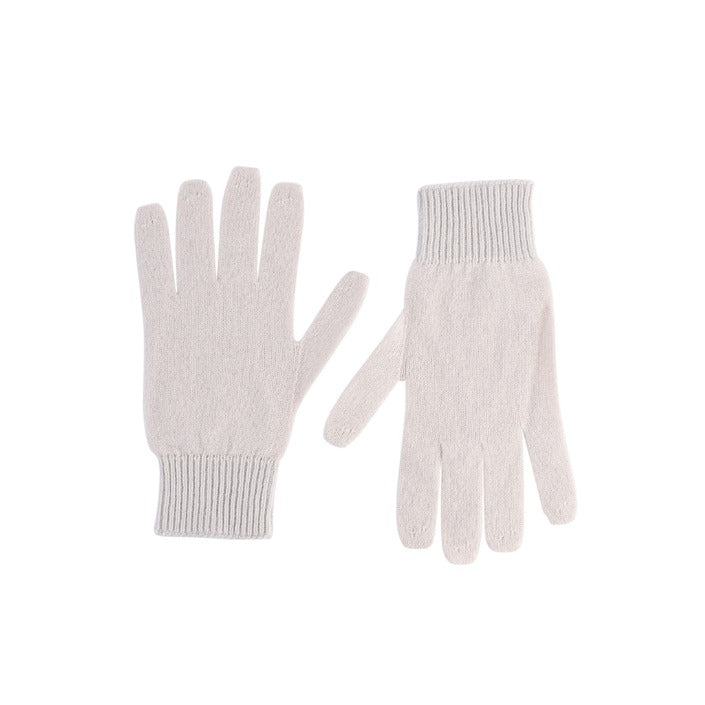 Crown of Edinburgh Cashmere - Crown of Edinburgh Cashmere Womens Short Gloves COE 001 MASTICE