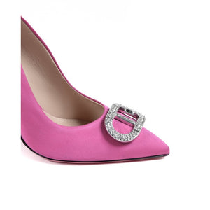 Dee Ocleppo - Cindarella Satin Pump Fuxia