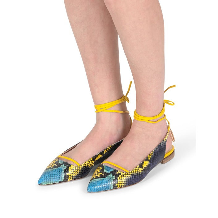 Dee Ocleppo - Brenda Flat Python - Blue/Yellow