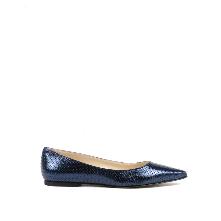 19V69 ITALIA by VERSACE 19.69 ABBIGLIAMENTO SPORTIVO S.R.L. - 19V69 Italia Womens Ballerina LamÃ¨ Navy Blue 4747 TRAF LAM BLU SCURO