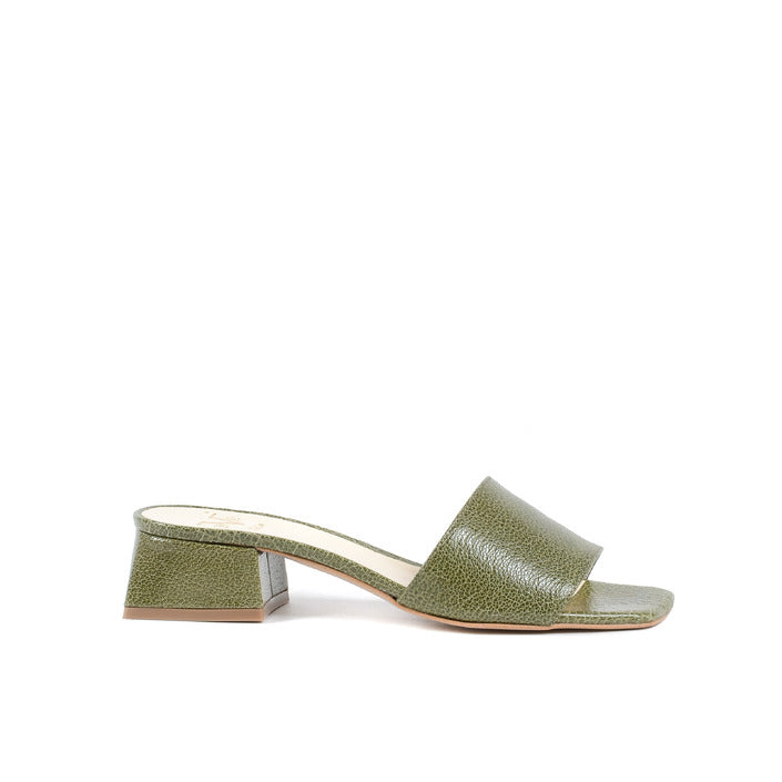 19V69 ITALIA by VERSACE 19.69 ABBIGLIAMENTO SPORTIVO S.R.L. - 19V69 Italia Womens Sandal Green 4909 CALF VERDE FOGLIA