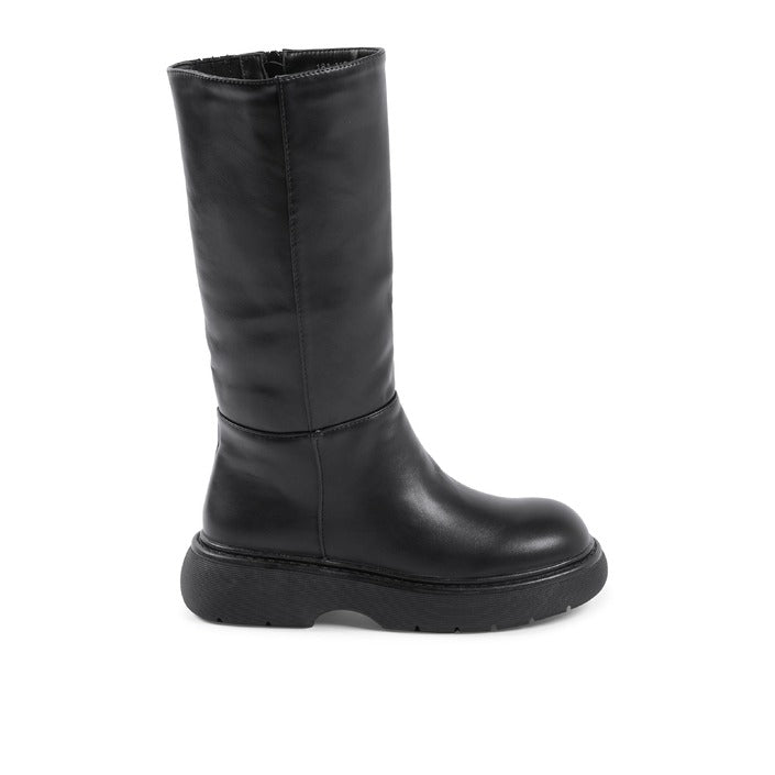 19V69 ITALIA by VERSACE 19.69 ABBIGLIAMENTO SPORTIVO S.R.L. - 19V69 Italia Womens Short Boot Black 181-119 NERO